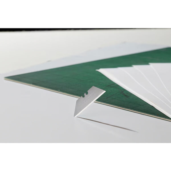 GRANDE lame trapézoïdale AVEC TROUS - (Paquet de 100pcs) - Stanley - 1-11-916 - (Paquet multiple) GRANDE lame trapézoïdale AVEC TROUS - (Paquet de 100pcs) - Stanley - 1-11-916 - (Paquet multiple)